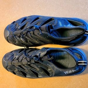 Men's Hoka Hopara black waterproof sneaker terrain sandal